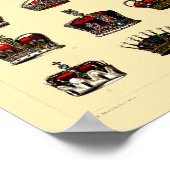 Illustraties van  juwelen poster (Hoek)