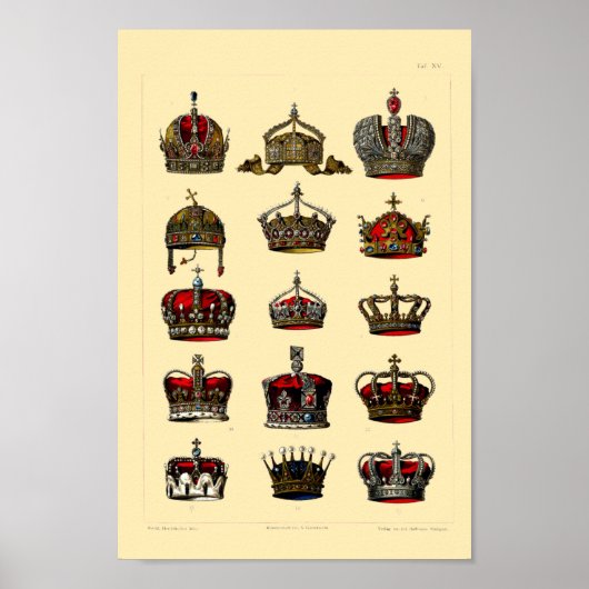 Illustraties van  juwelen poster (Voorkant)