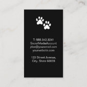 Illustraties van Mooie Puppies | Dierenservices Visitekaartje (Achterkant)