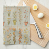  illustraties van Planten Theedoek (Quarter Fold)