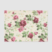  illustraties van rozen op neutrale basis tissuepapier (Voorkant)