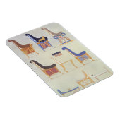 Illustraties van verschillende geschilde stoelen e magneet (Rechterzijde)