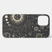  illustratieset van maanfasen. Verschil Case-Mate iPhone Case (Achterkant (horizontaal))