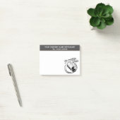 Illustratiethema van het restaurant Roast Beef Post-it® Notes (Kantoor)