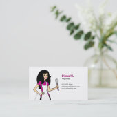 Illustratieve Baker Personal Card Visitekaartje (Staand voorkant)