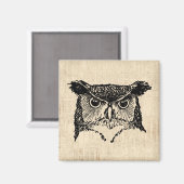 Illustratieve boomkunst magneet (Voorkant / Achterkant)