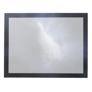 Illustratieve close-up van de komeettempel. notitieblok