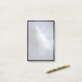 Illustratieve close-up van de komeettempel. post-it® notes (Op bureau)