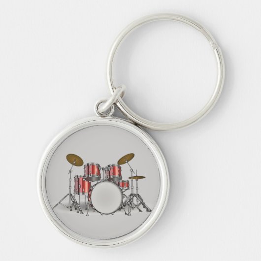 Illustratieve drumset sleutelhanger (Voorkant)