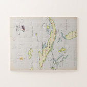 Illustratieve kaart van Cuba Legpuzzel (Horizontaal)