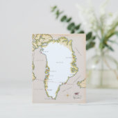 Illustratieve kaart van Groenland (Staand voorkant)