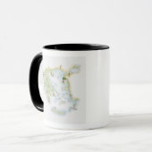 Illustratieve kaart van het oude Griekenland Mok (Voorkant links)