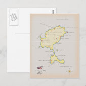 Illustratieve kaart van Ibiza (Voorkant / Achterkant)