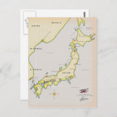 Illustratieve kaart van Japan (Voorkant / Achterkant)