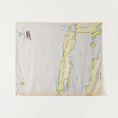 Illustratieve kaart van Java. Wandkleed (Voorkant (horizontaal))