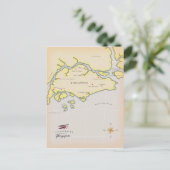 Illustratieve kaart van Singapore (Staand voorkant)