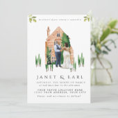 Illustratieve uitvindingen van het Black Couple We Kaart (Staand voorkant)