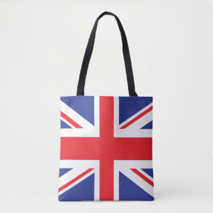 Illustratieve versie van de britse vlag tote bag