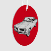 Illustration 1966 de voiture de muscle de Pontiac (devant)