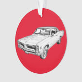 Illustration 1966 de voiture de muscle de Pontiac (devant)