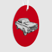 Illustration 1968 de voiture de muscle de (devant)
