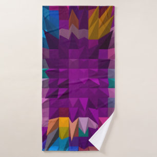 Illustration 3D ou motif 3D Mosaic color Patte