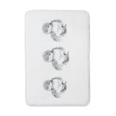 illustration à l'encre de tapis de bain de caneton (Devant (Vertical))