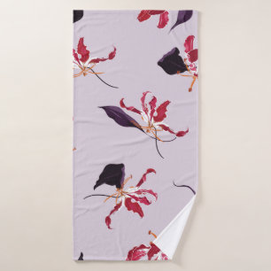 Illustration à main florale Lily motif