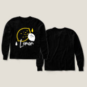 Illustration Abstraite au citron - Art des agrumes (Motif recto et verso)