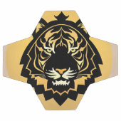 Illustration abstraite audacieuse de tigre (Plat)