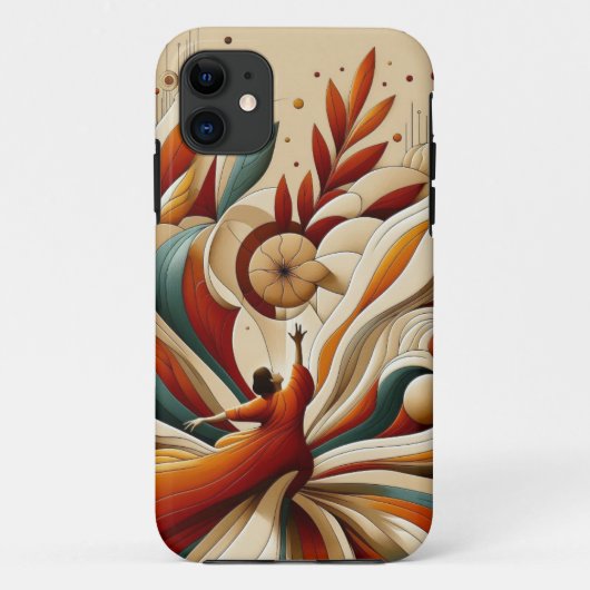 Illustration Abstraite iPhone 11 Coque (Dos)