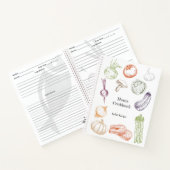 Illustration alimentaire Livre de recettes personn (Intérieur)