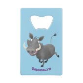 Illustration amusante d'un cochon de phacochère af (Dos)