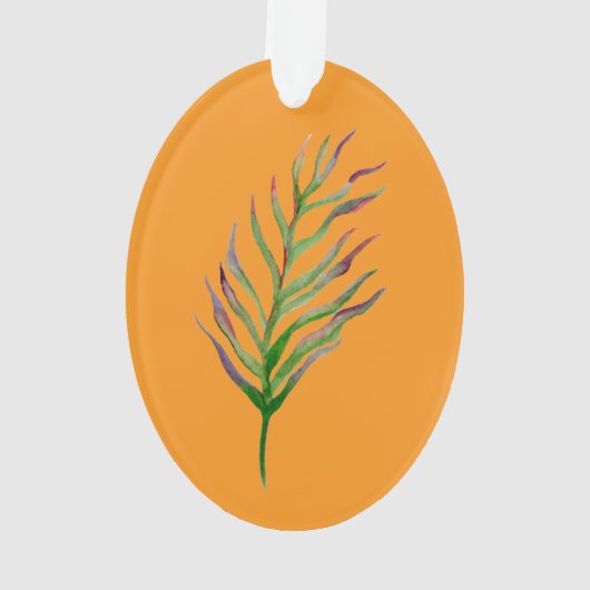 Illustration aquarelle de perroquet coloré (dos)