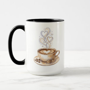 Illustration aquarelle de tasse à café Mugs et t