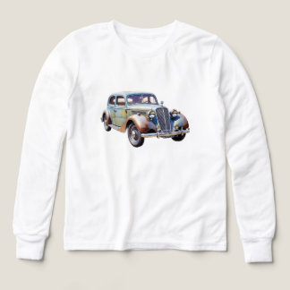 Illustration aquarelle de voiture classique vintag