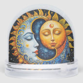 Illustration artistique du soleil et de la lune (Arrière)