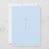 Illustration Baptême Christening Invitation (Dos)