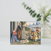 Illustration biblique Carte de Noël (Debout devant)