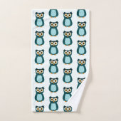 Illustration Blue Owl (Serviette à main)