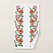 Illustration botanique de tulipe vintage (Serviette à main)