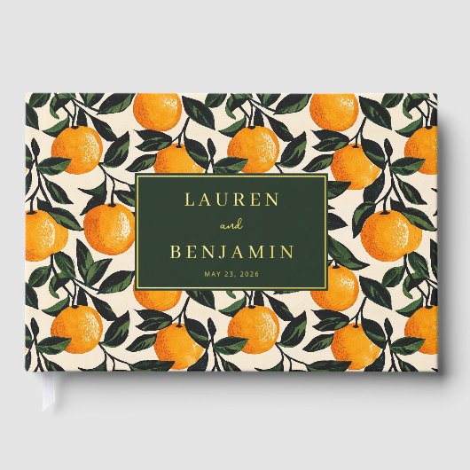 Illustration botanique d'orange joyeuse (Recto)