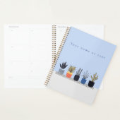 Illustration botanique en pot maison plante Planif (Devant avec enveloppe)