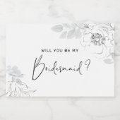 Illustration botanique Étiquette de bougie de la s (Étiquettes simples)