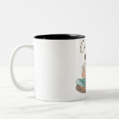 Illustration Brown Couple Mug (Gauche)