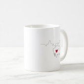 Illustration Buffalo Skyline de café Mug (Devant droit)