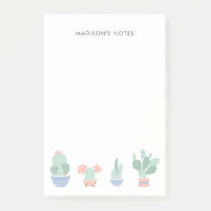 Illustration Cactus Succulente Notes Post-It