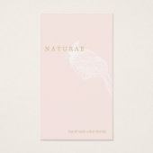 Illustration cardinale minimaliste rose (Devant)