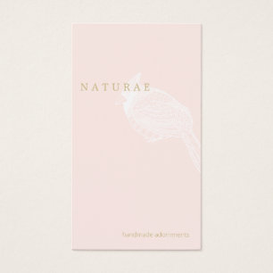 Illustration cardinale minimaliste rose