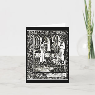 Illustration carte pour notes-Vintage-Aubrey Beard